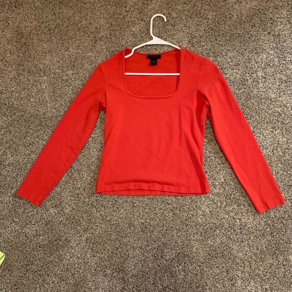 Burnt Orange long sleeve top